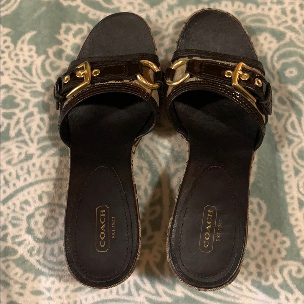 Coach wedges